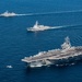 US Navy and Republic of Korea Navy ships steam in formation during Maritime Counter Special Operations Exercise (MCSOFEX)