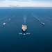 US Navy and Republic of Korea Navy ships steam in formation during Maritime Counter Special Operations Exercise (MCSOFEX)