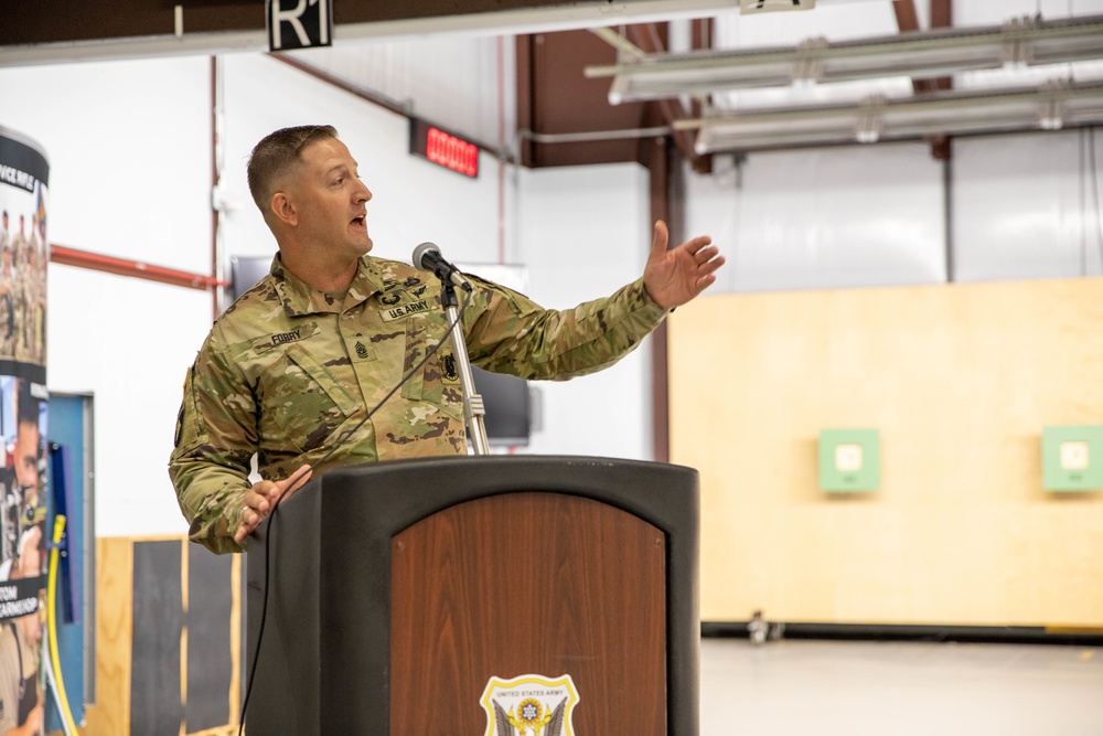 USAMU Bids Farewell to Command Sergeant Major Forry