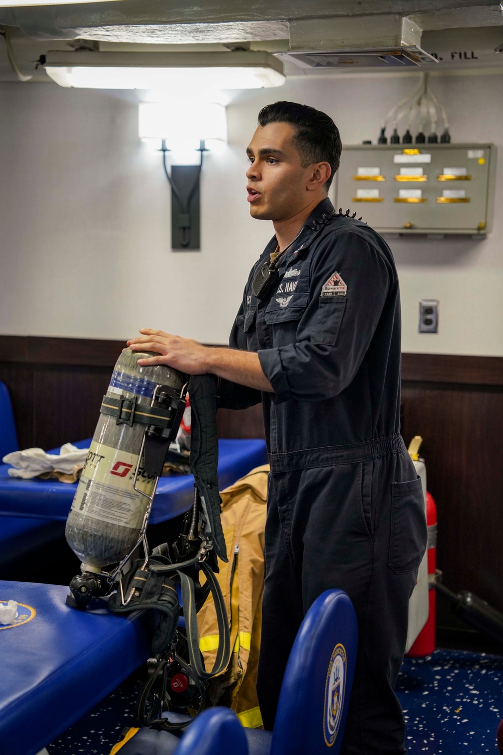 San Francisco Fire Department and USS Princeton Conduct Integrated Firefighting Training