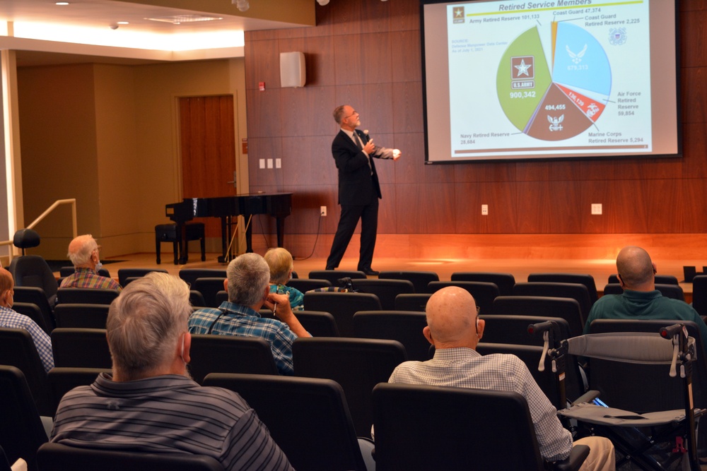 Retirement Briefing at the Armed Forces Retirement Home