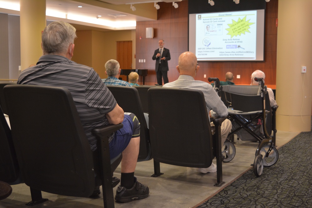 Retirement Briefing at the Armed Forces Retirement Home