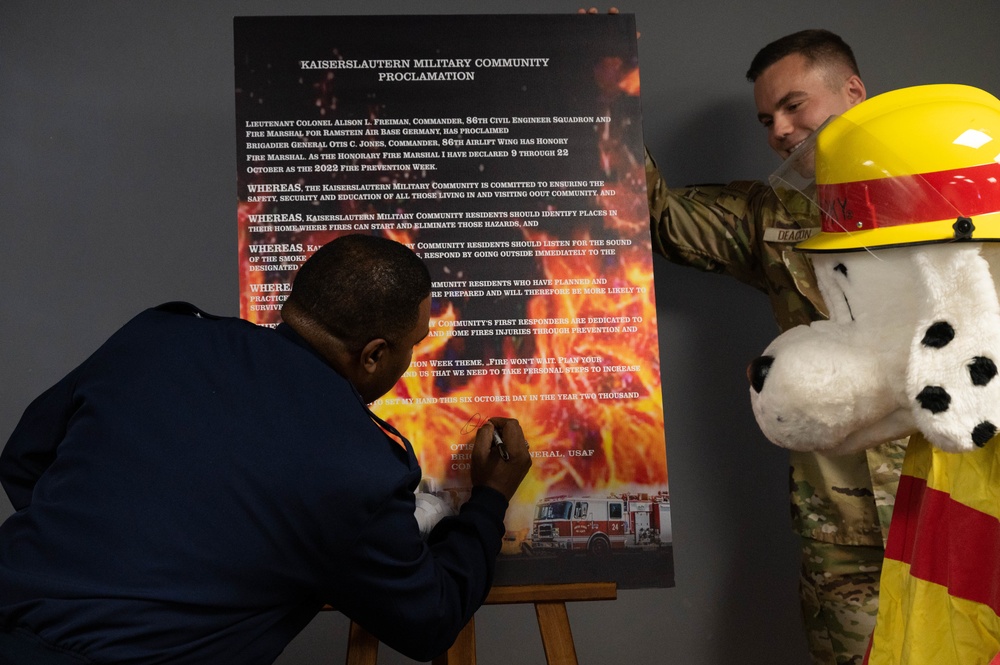 Ramstein Air Base observes Fire Prevention Week