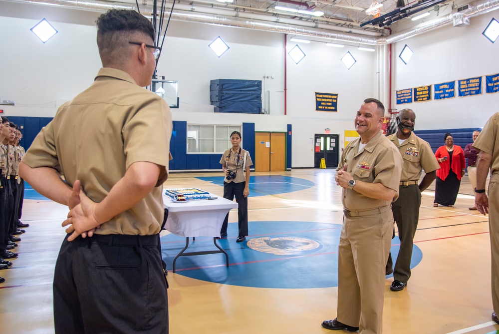 Guam High School Celebrates Navy Birthday