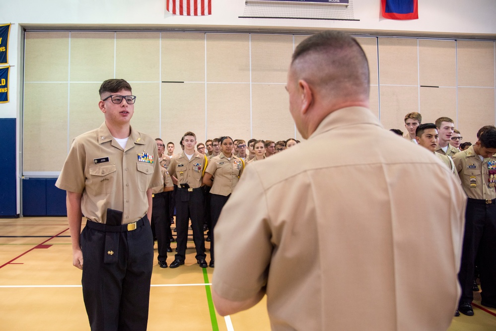 Guam High School Celebrates Navy Birthday