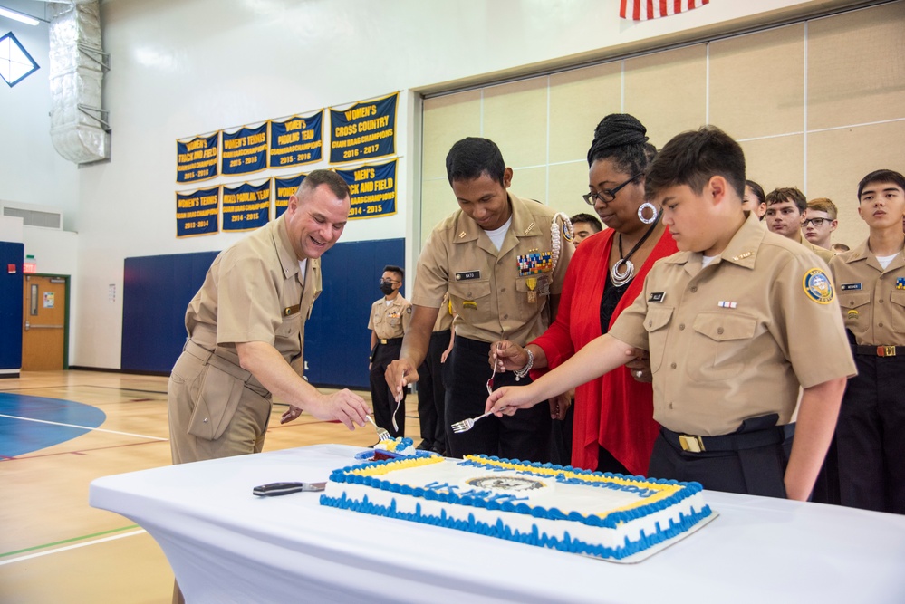 Guam High School Celebrates Navy Birthday