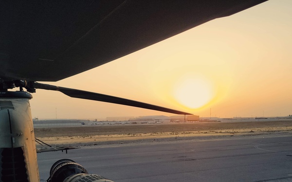 CH-47 DAWN PREFLIGHT