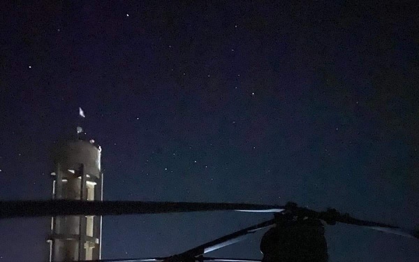 CH-47 PREPARES FOR A NAUTICAL TWILIGHT FLIGHT