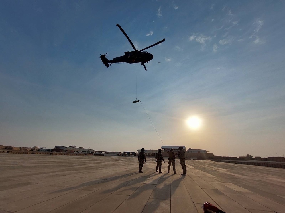 Joint Medevac Training with Norwegian Soldiers