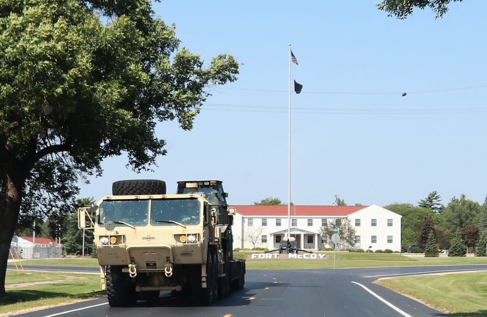 September 2022 training operations at Fort McCoy