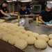USS Ronald Reagan (CVN 76) Sailors prepare food in the bakery