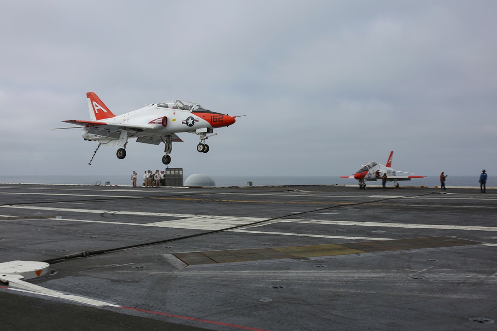 Abraham Lincoln conducts flight operations