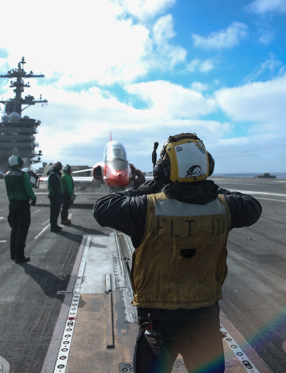 Abraham Lincoln conducts flight operations