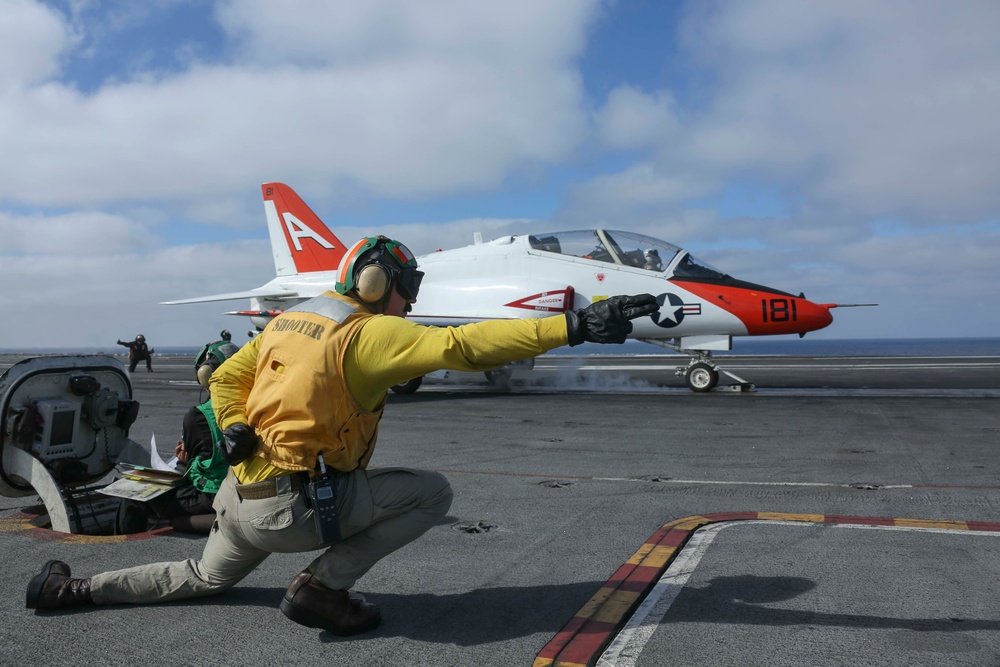 Abraham Lincoln conducts flight operations