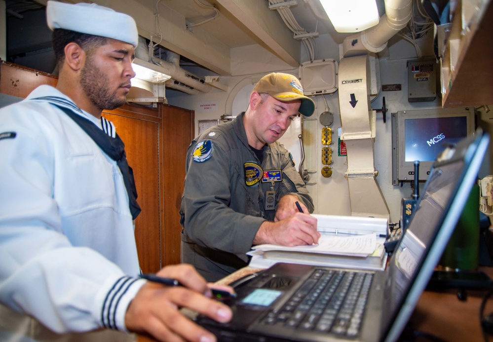 Truman is the flagship of the Harry S. Truman Carrier Strike Group and is currently in port aboard Naval Station Norfolk.