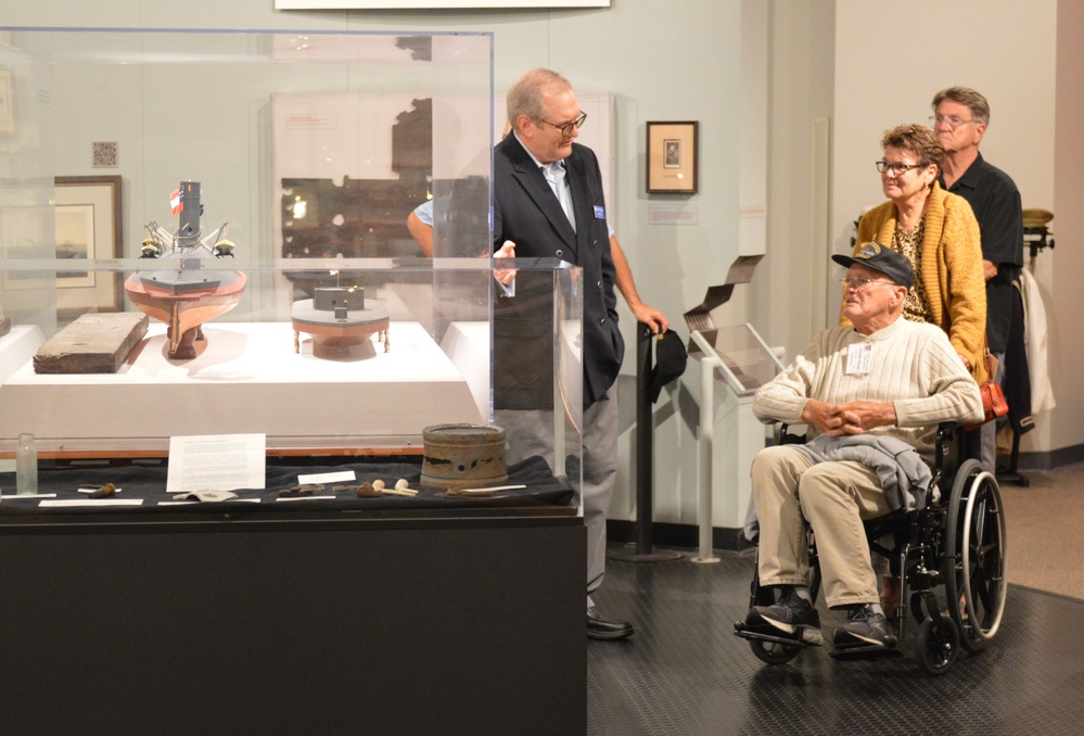 Battleship Wisconsin veteran visits Hampton Roads Naval Museum