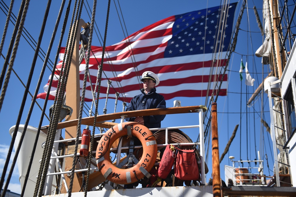 U.S. Coast Guard Cutter Eagle in Newport, RI