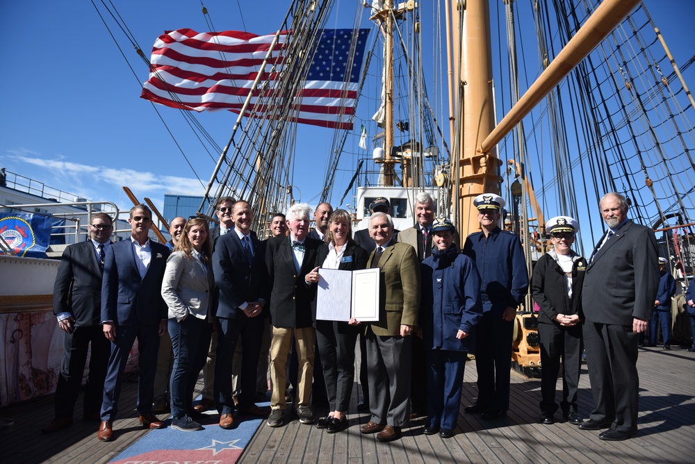 U.S. Coast Guard Cutter Eagle in Newport, RI