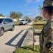 Florida National Guard Soldiers distribute food and water