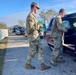 Florida National Guard Soldiers distribute food and water