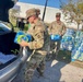 Florida National Guard Soldiers distribute food and water