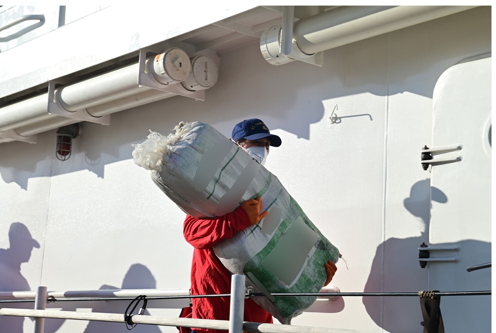 U.S. Coast Guard offloads more than $30 million in illegal narcotics in Miami