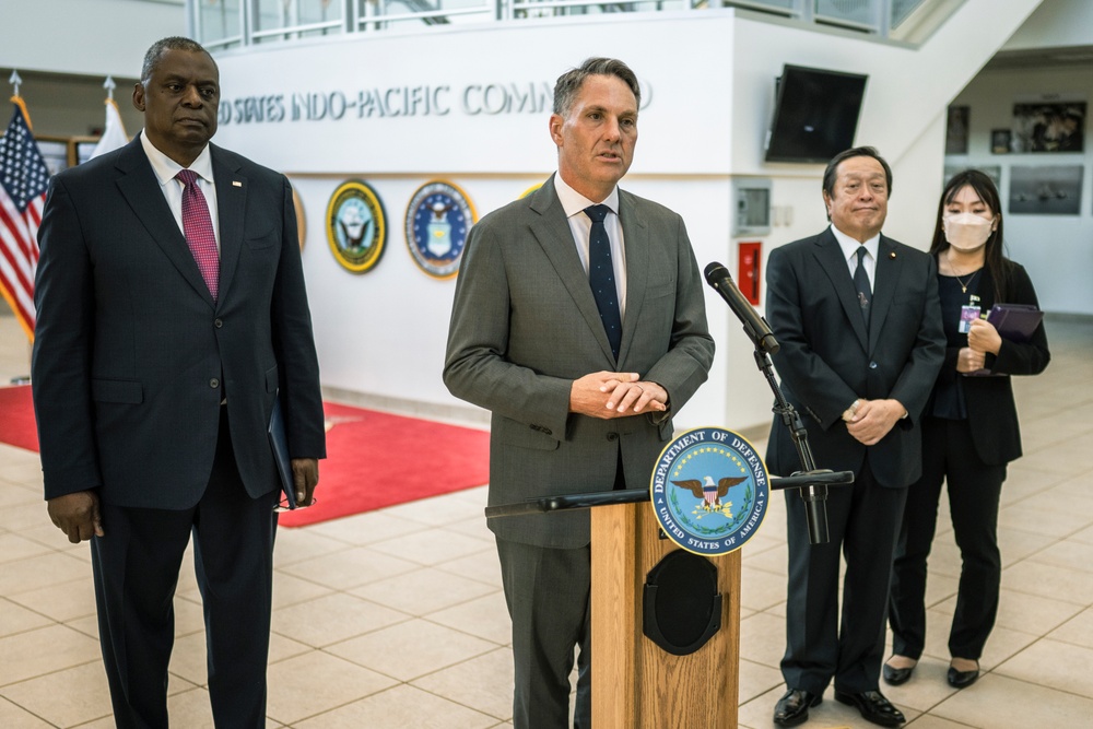 SECDEF Tri Lateral Meetings in Hawaii with Japan and Australia
