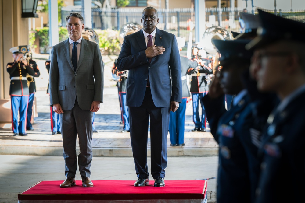 SECDEF Tri Lateral Meetings in Hawaii with Japan and Australia