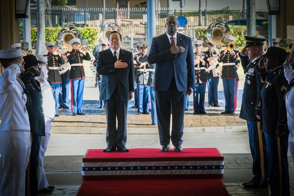 SECDEF Tri Lateral Meetings in Hawaii with Japan and Australia