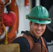 Coast Guard Cutter Marcus Hanna works buoys in the Northeast