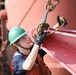 Coast Guard Cutter Marcus Hanna works buoys in the Northeast