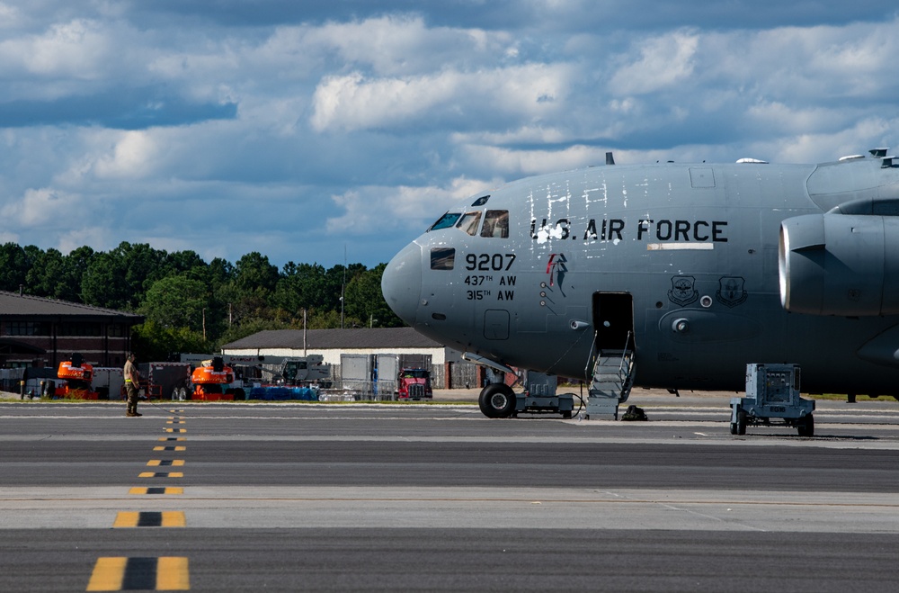 C-17s return to JB Charleston after Hurricane Ian