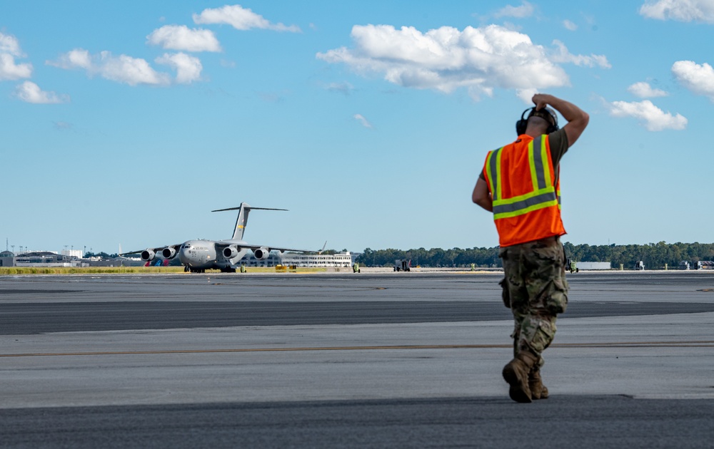 C-17s return to JB Charleston after Hurricane Ian