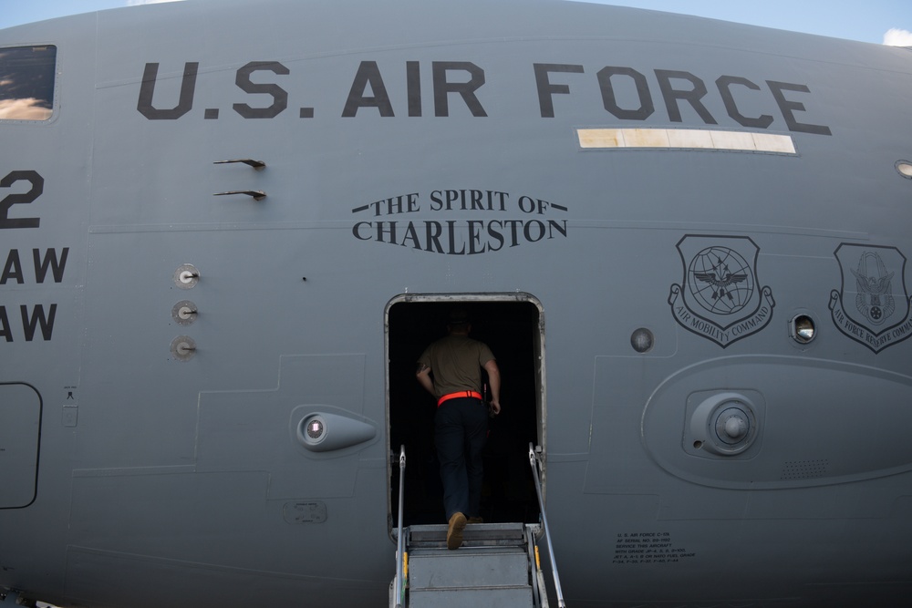 C-17s return to JB Charleston after Hurricane Ian