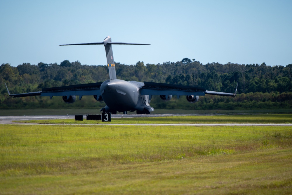 C-17s return to JB Charleston after Hurricane Ian