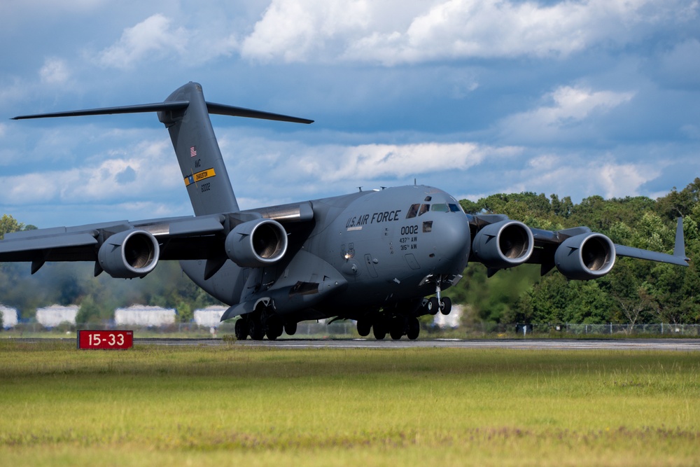 C-17s return to JB Charleston after Hurricane Ian