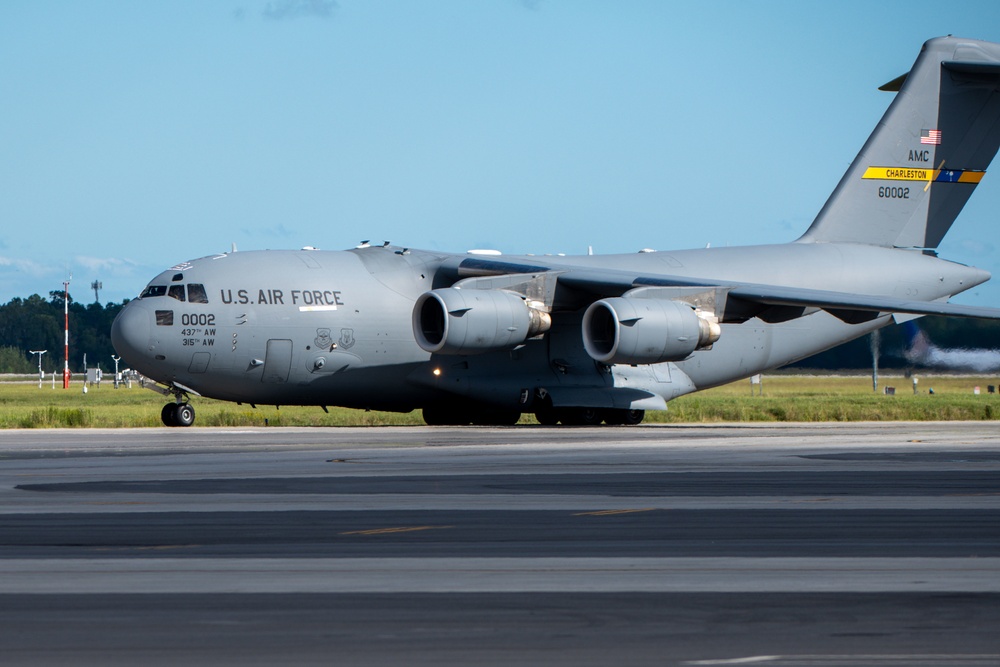 C-17s return to JB Charleston after Hurricane Ian