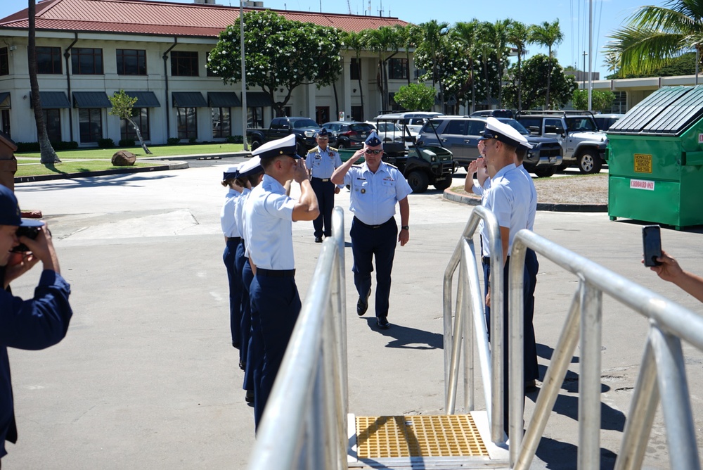 Commandant of the Philippine Coast Guard visits U.S. Coast Guard Cutter Joseph Gerczak