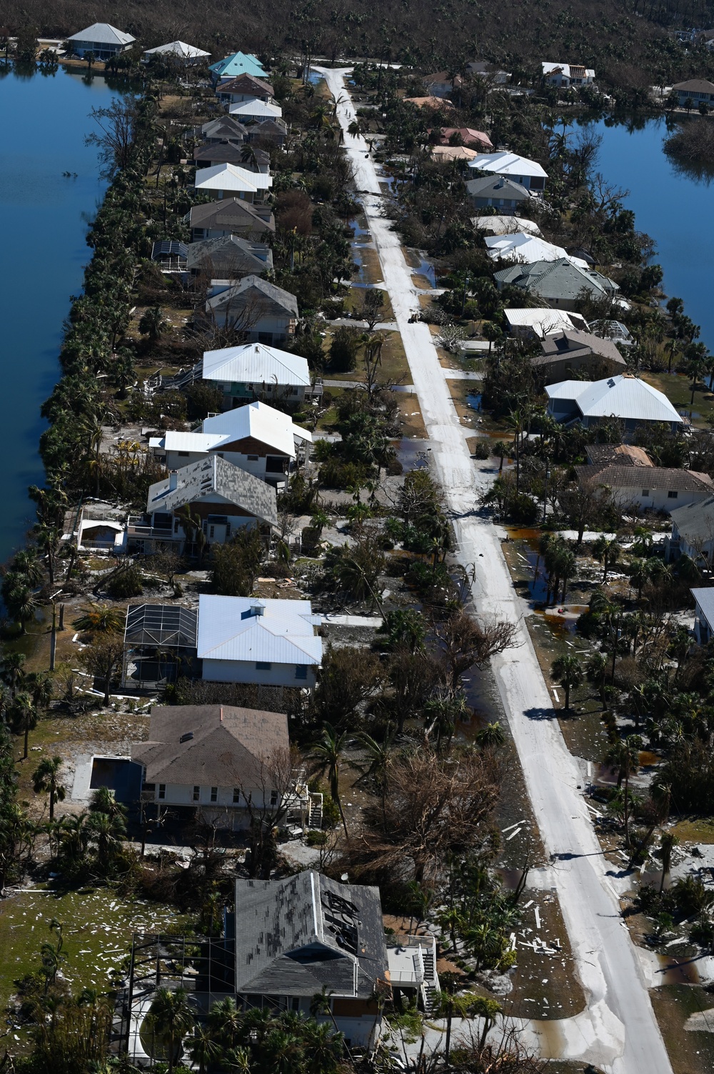 USCG overflight Sanibel, Fort Myers