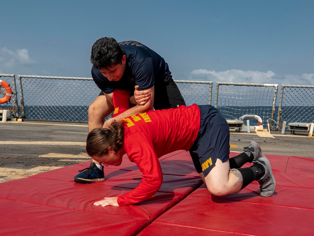 USS Delbert D. Black Conducts SRF-B Course