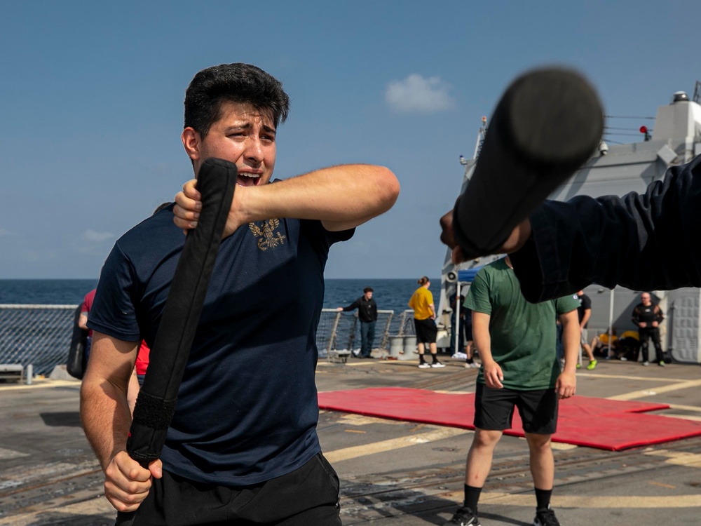 USS Delbert D. Black Conducts SRF-B Course