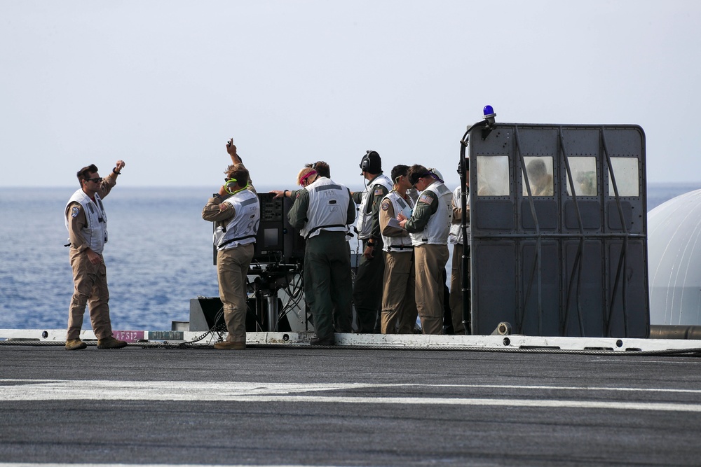 Abraham Lincoln conducts flight operations