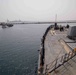 USS Nitze pulls into the Port of Djibouti