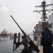 USS Nitze pulls into the Port of Djibouti