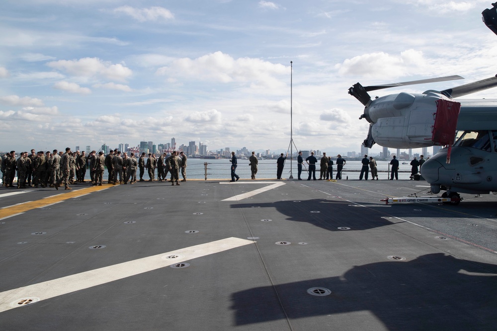 USS Tripoli Visits Manila