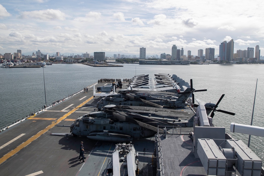 USS Tripoli Visits Manila