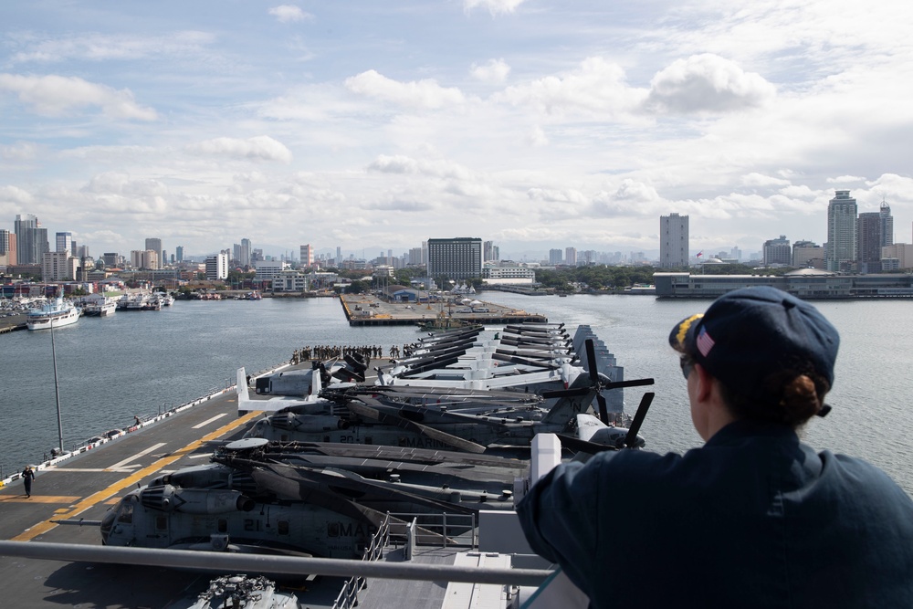 USS Tripoli Visits Manila