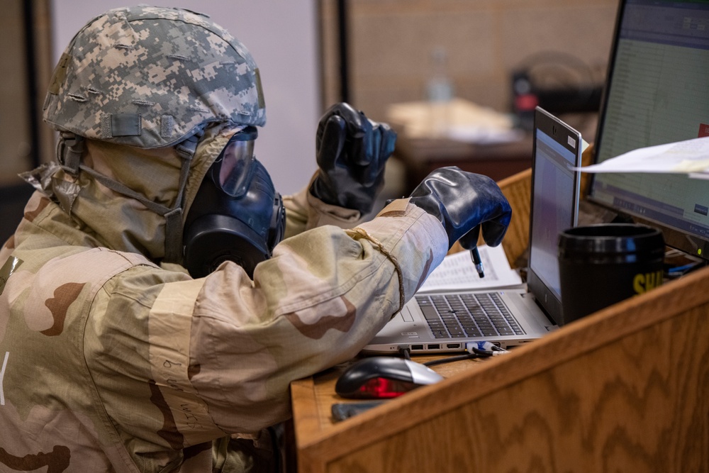 2022 114th FW CBRN attack exercise