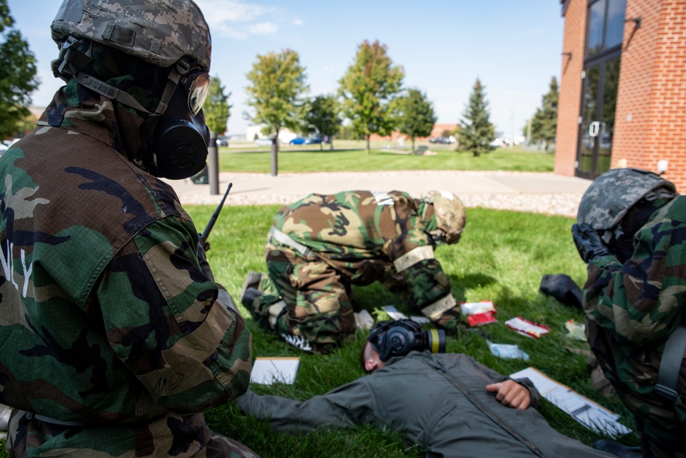 2022 114th FW CBRN attack exercise