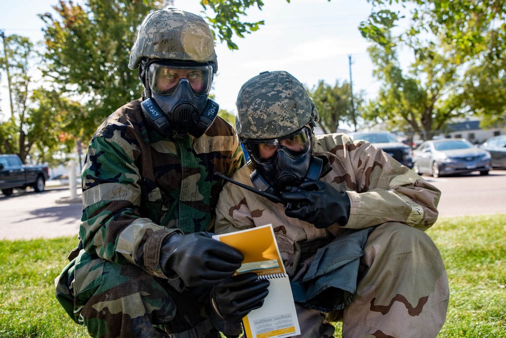 2022 114th FW CBRN attack exercise